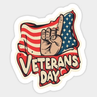 Happy Veterans Day Sticker